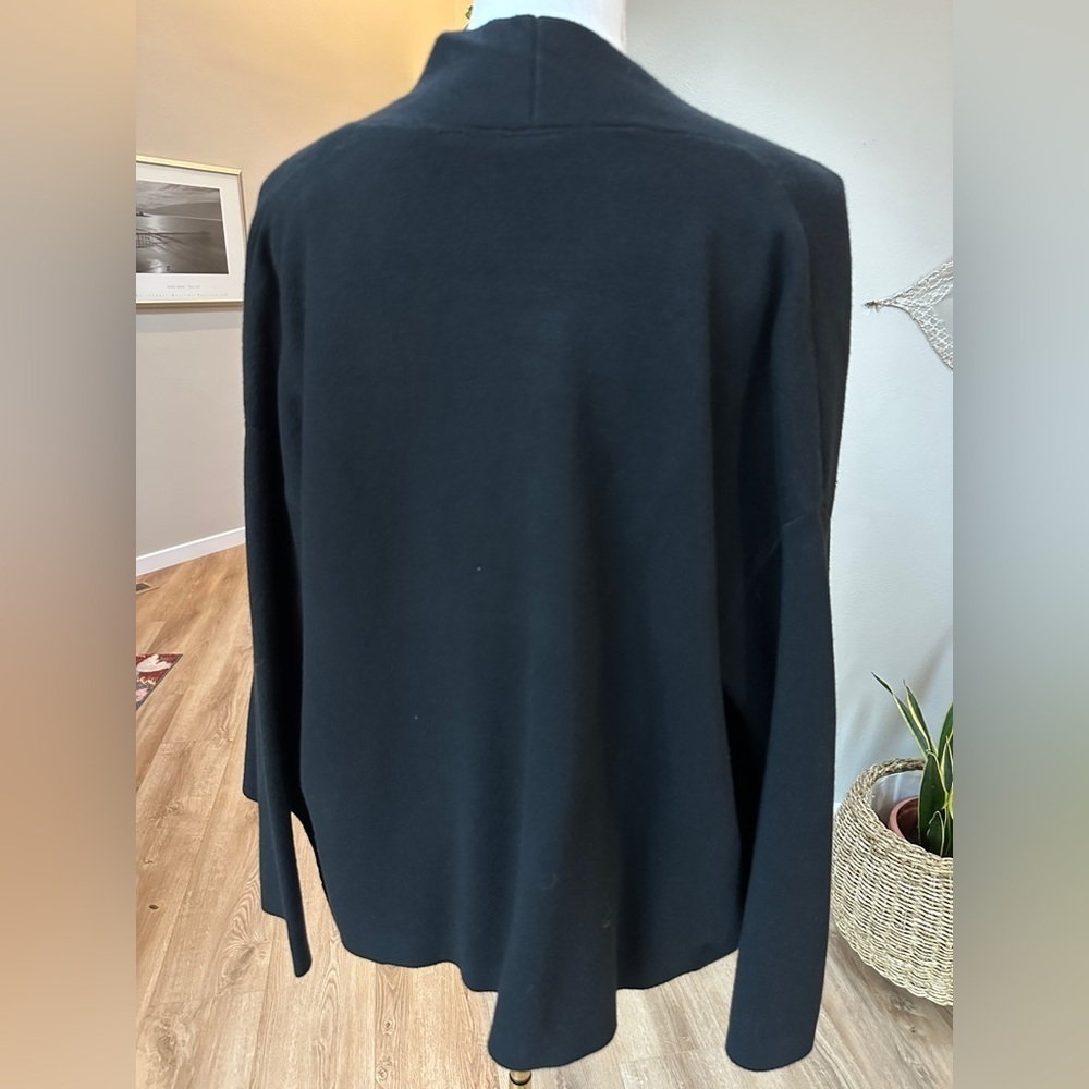 New with tags Cyrus black super soft cardigan dinner jacket sweater oversized - Picture 4 of 8